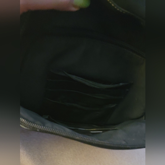 PERLINA NEW YORK BLACK BACKPACK- 8 X 10 X 3 - Picture 6 of 9